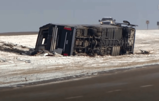 Shania Twain crew bus